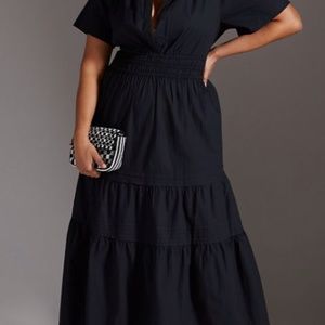 3X Anthropologie Somerset Maxi Dress in Black